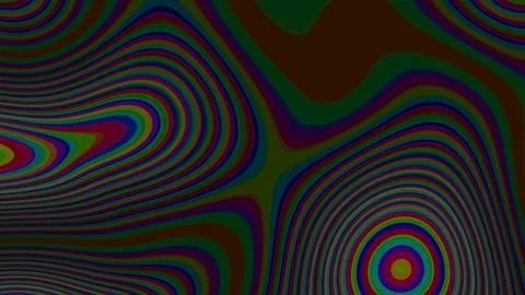 Colorful Abstract Pattern with Curved Lines and Swirling Design イラスト素材