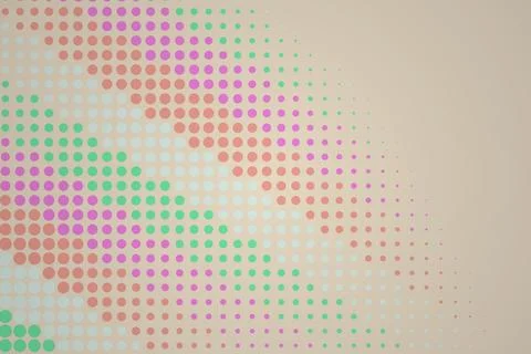 Colorful abstract pattern with dots on light background 스톡 사진