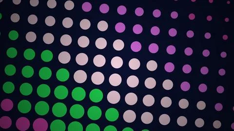 Colorful abstract pattern of dots in purple green and gray Stock Illustration