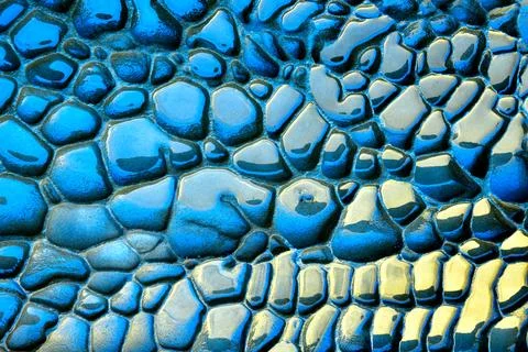Colorful abstract pattern of eroded sand shapes Stock Photos