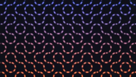 A colorful abstract pattern featuring curved lines and Stock Footage 338006420