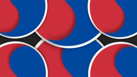 Colorful Abstract Pattern Featuring Red Blue and Black Elements. Stock Illustration
