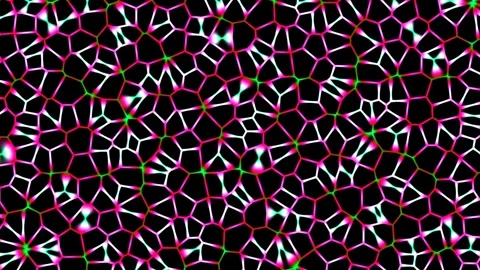 Colorful abstract pattern with geometric shapes and lines Stock Footage 338006069