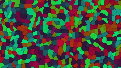 Colorful abstract pattern with geometric shapes in bright Stock Footage 338192757