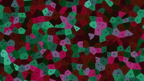 Colorful abstract pattern with geometric shapes and Stock Footage 338293686
