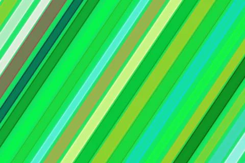 Colorful abstract pattern with green diagonal stripes Stock Illustration