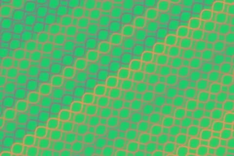 Colorful abstract pattern with hexagon shapes in green Stock Illustration