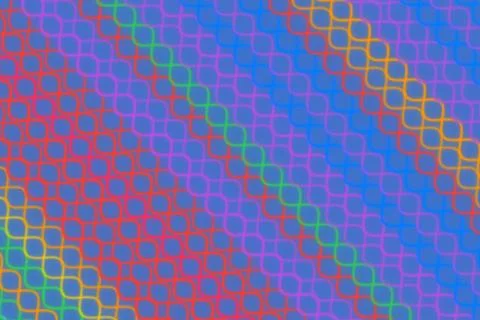 Colorful abstract pattern with hexagon shapes in vibrant tones Stock Photos