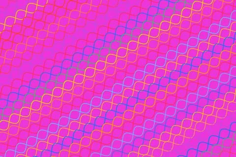 Colorful abstract pattern with hexagon shapes in pink and purple Stock Photos
