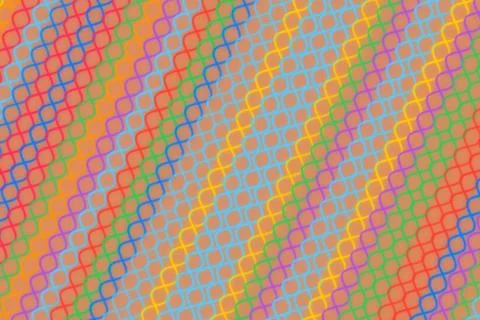 Colorful abstract pattern with hexagon shapes in vibrant colors Stock Photos