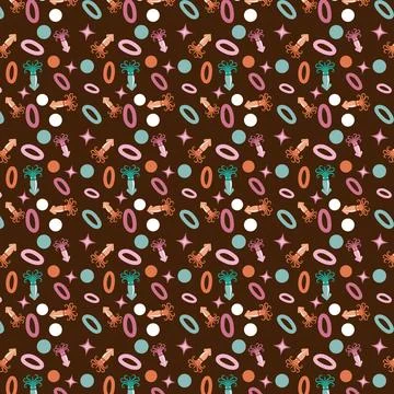 Colorful Abstract Pattern Stock Illustration