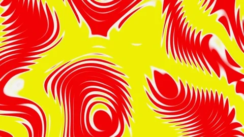 A colorful abstract pattern increases from the center of the screen. Looped back Stock Footage 247000865