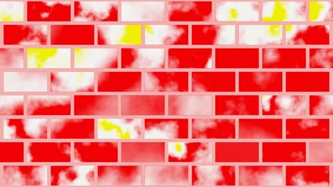 A colorful abstract pattern increases from the center of the screen. Looped back Stock Footage 247001611