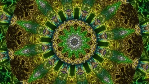Colorful abstract pattern with intricate design and shapes Stock Footage 337301693