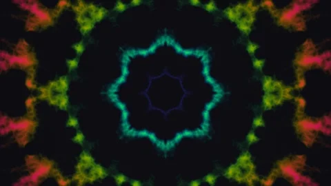 Colorful abstract pattern with light effects and shapes Stock Footage 338227424