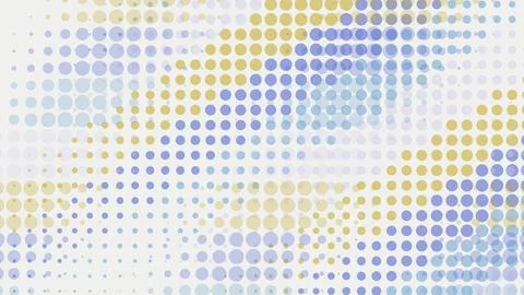 Colorful abstract pattern made of dotted circles and lines Stock Illustration