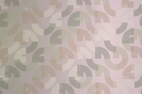 Colorful abstract pattern with numbers and shapes Stock Illustration