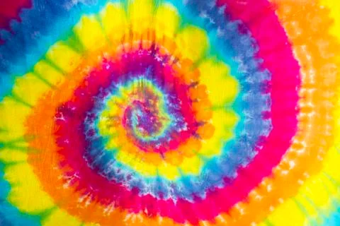 Colorful abstract pattern or background from batik fabric Stock Photos