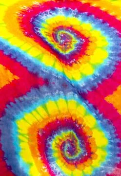 Colorful abstract pattern or background from batik fabric Stock Photos