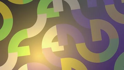 Colorful abstract pattern with overlapping shapes and lights イラスト素材