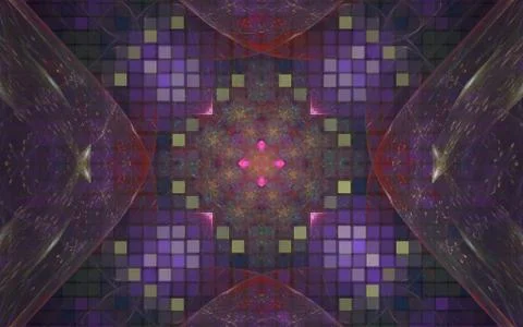 Colorful abstract pattern of pixels and color lines for wallpaper Stock Illustration