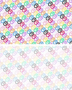Colorful Abstract Pattern With Power Button Icons Repeating Diagonal Backgr.. Stock Illustration