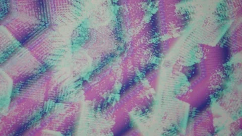 A colorful, abstract pattern with purple and green tones Stock Footage 328615413