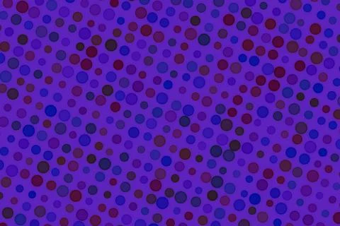 Colorful abstract pattern with purple blue red dots Illustrazione stock