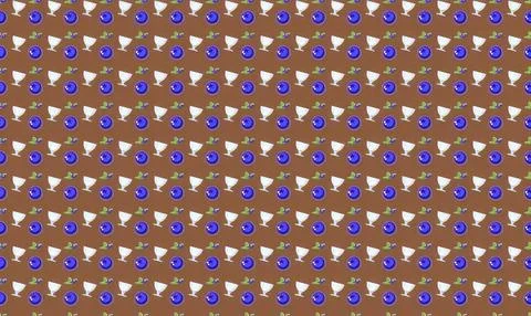 Colorful abstract pattern with purple, brown, and white shapes Stock Illustration