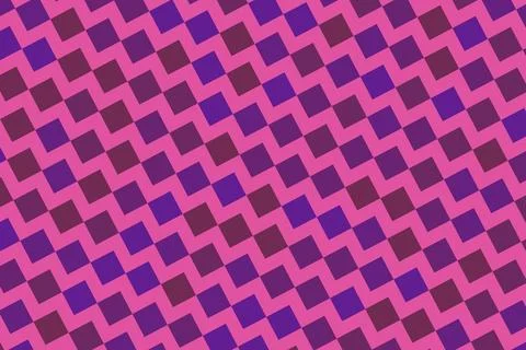 Colorful abstract pattern with purple pink and red squares Illustrazione stock