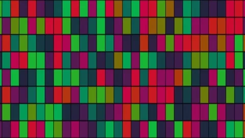 Colorful abstract pattern with rectangles in a grid layout Stock Footage 338126956