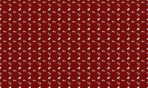 Colorful abstract pattern with red, yellow, purple, and blue shapes Stock Illustration