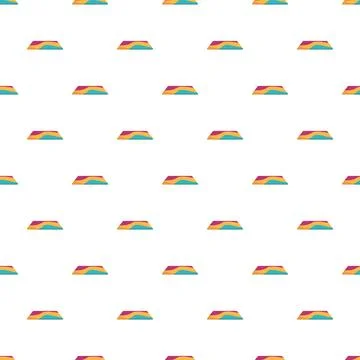 Colorful abstract pattern repeating geomtrical shapes background Illustrazione stock