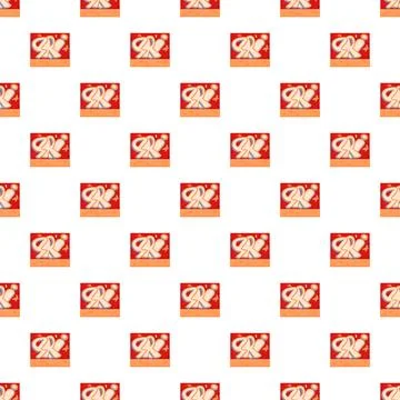 Colorful abstract pattern repeating with unique shapes Illustrazione stock