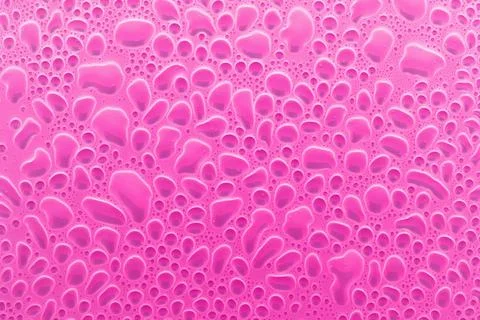 Colorful abstract pattern of round bubbles or droplets as cells under microsc Stock Photos