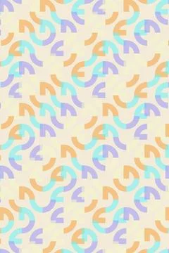 Colorful Abstract Pattern Seamless Repeat Stock Photos