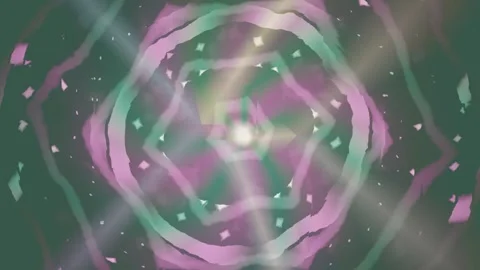 Colorful abstract pattern with shapes and light effects Stock Footage 337410602