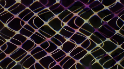 Colorful abstract pattern with shapes on dark background Stock Footage 339961768