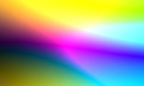 Colorful abstract pattern shows blending colors in smooth curves and shapes Stock Illustration