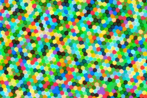 Colorful abstract pattern of small dots on a vibrant background Illustrazione stock
