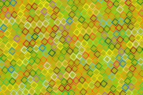 Colorful abstract pattern with squares and circles Stock Illustration