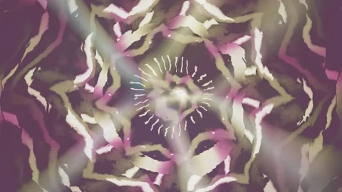 Colorful abstract pattern with swirling design and light effects Stock Footage 337388728
