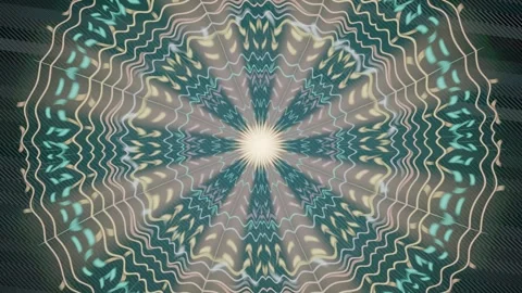 Colorful abstract pattern with swirling shapes and light effects Stock Footage 337389121