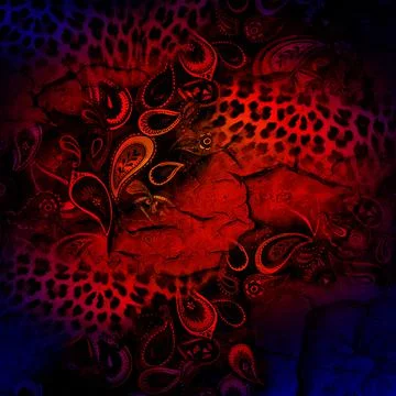 Colorful abstract pattern for textile and design イラスト素材