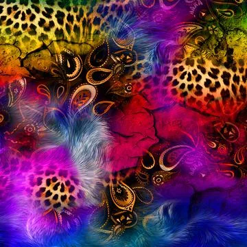 Colorful abstract pattern for textile and design イラスト素材