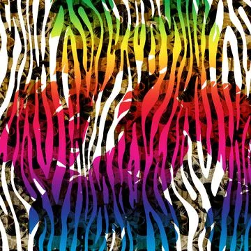 Colorful abstract pattern for textile and design Stock Illustration