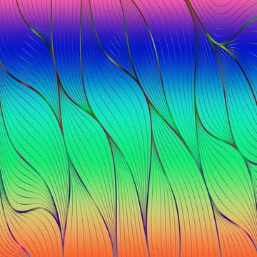 Colorful abstract pattern for textile and design Illustrazione stock