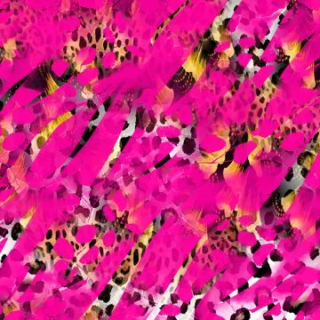 Colorful abstract pattern for textile and design 库存插图