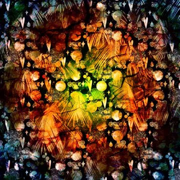 Colorful abstract pattern for textile and design イラスト素材