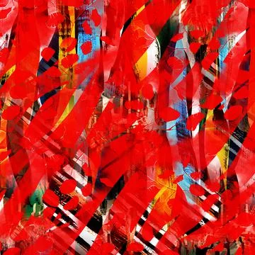 Colorful abstract pattern for textile and design Illustrazione stock